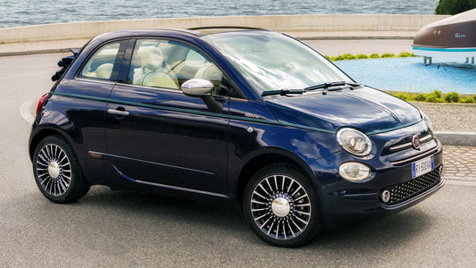 Fiat 500C Riva Hd Art Keychain