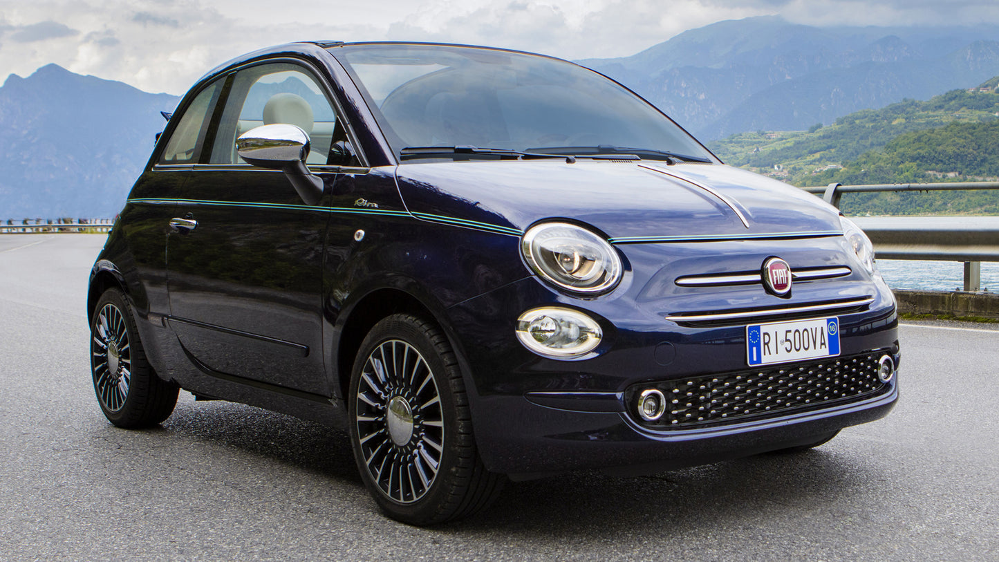 Fiat 500C Riva Hd Art Keychain