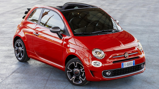 Fiat 500C S Hd Art Keychain