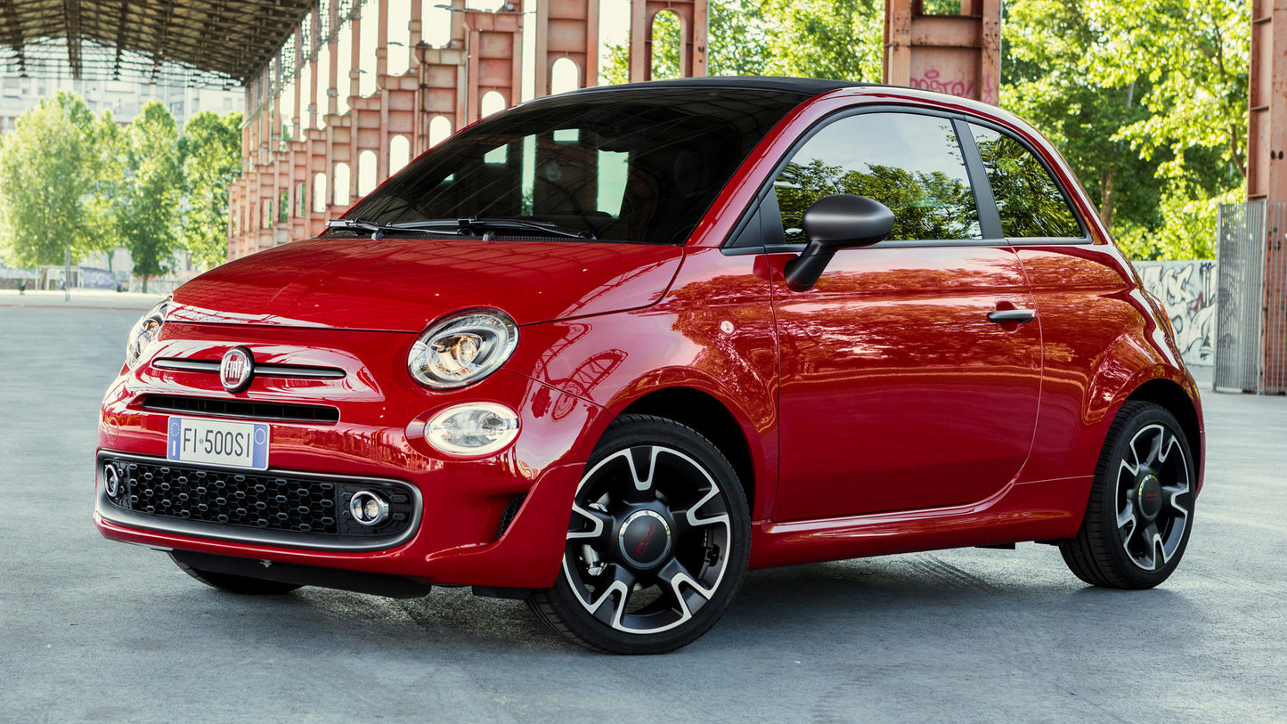Fiat 500C S Hd Art Keychain