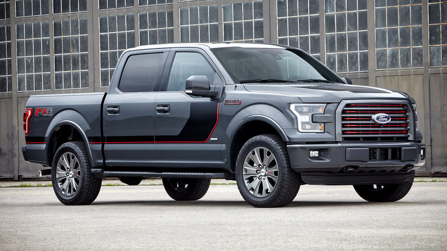 Ford F Lariat Fx4 Supercrew Appearance Package Hd Art Keychain