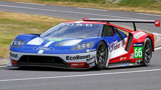 Ford Gt Race Car Hd Art Keychain