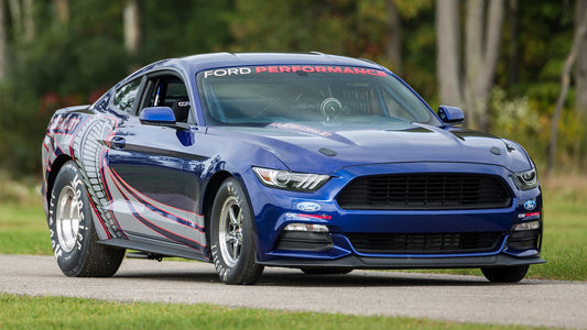 Ford Mustang Cobra Jet Drag Car Hd Art Keychain