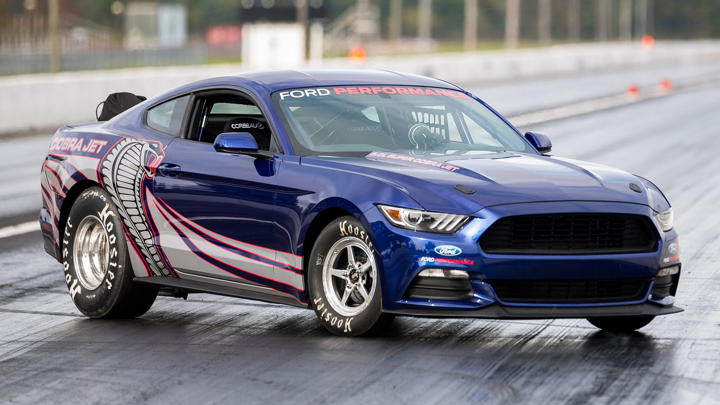 Ford Mustang Cobra Jet Drag Car Hd Art Keychain