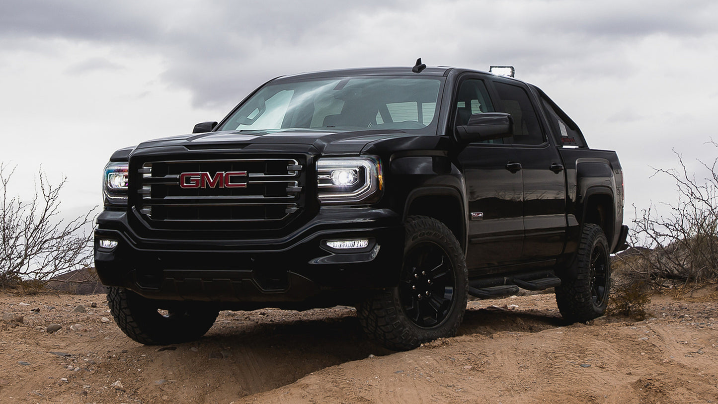 Gmc Sierra All Terrain X Crew Cab Hd Art Keychain