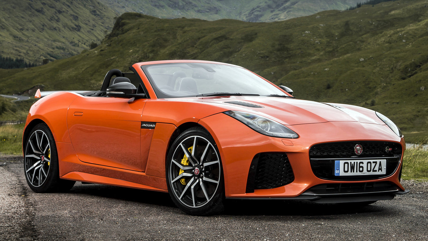 Jaguar F Type Svr Uk Hd Art Print Poster