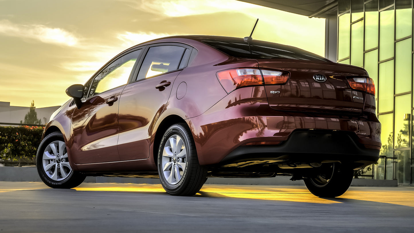 Kia Rio Sedan Us Hd Art Print Poster
