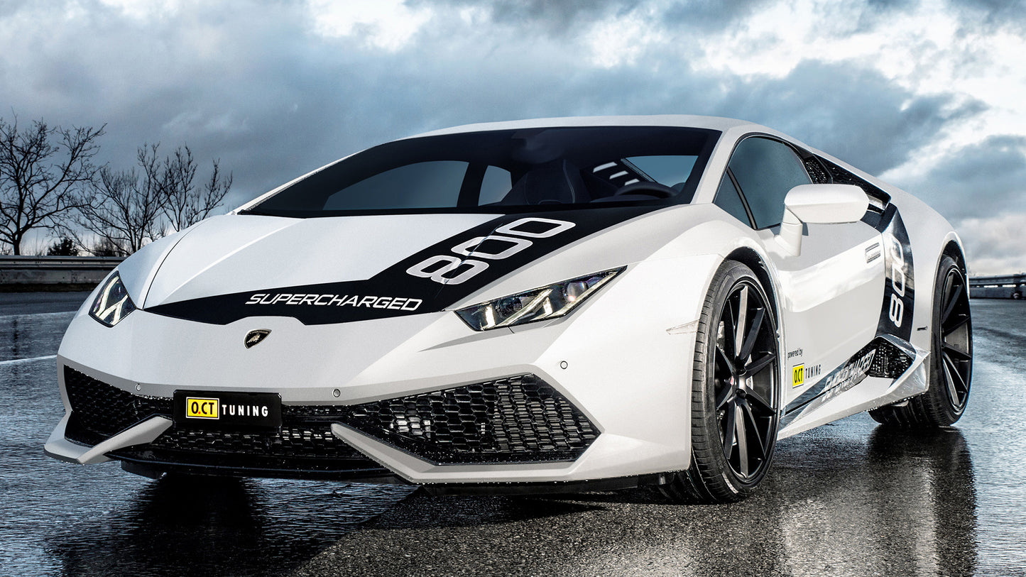 Lamborghini Huracan By O Ct Tuning Hd Art Print Poster