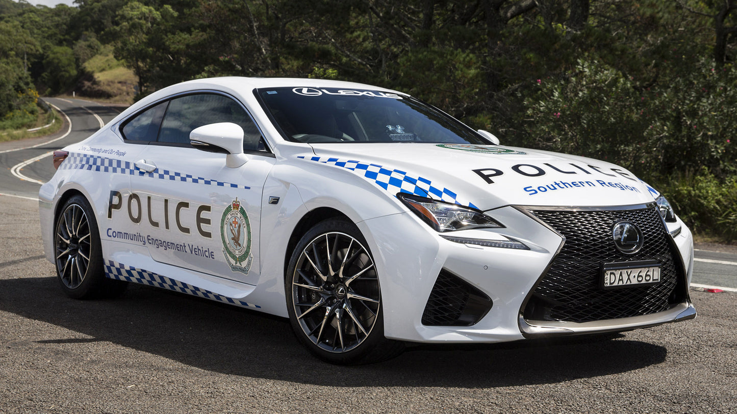 Lexus Rc F Police Au Hd Art Jigsaw Puzzle