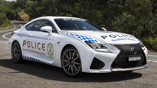 Lexus Rc F Police Au Hd Art Jigsaw Puzzle