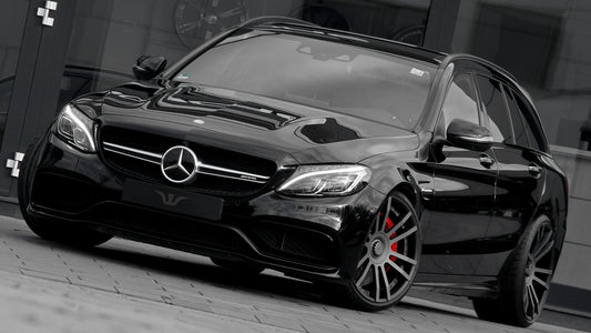 Mercedes Amg C Estate Star Track By Wheelsandmore Hd Art Print Poster