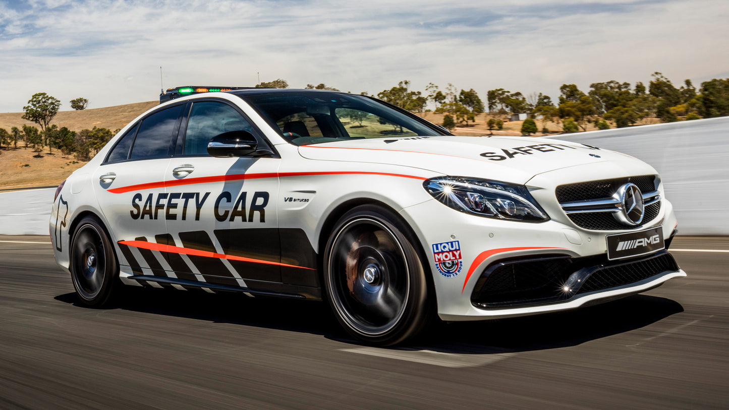 Mercedes Amg C S Safety Car Hd Art Print Poster