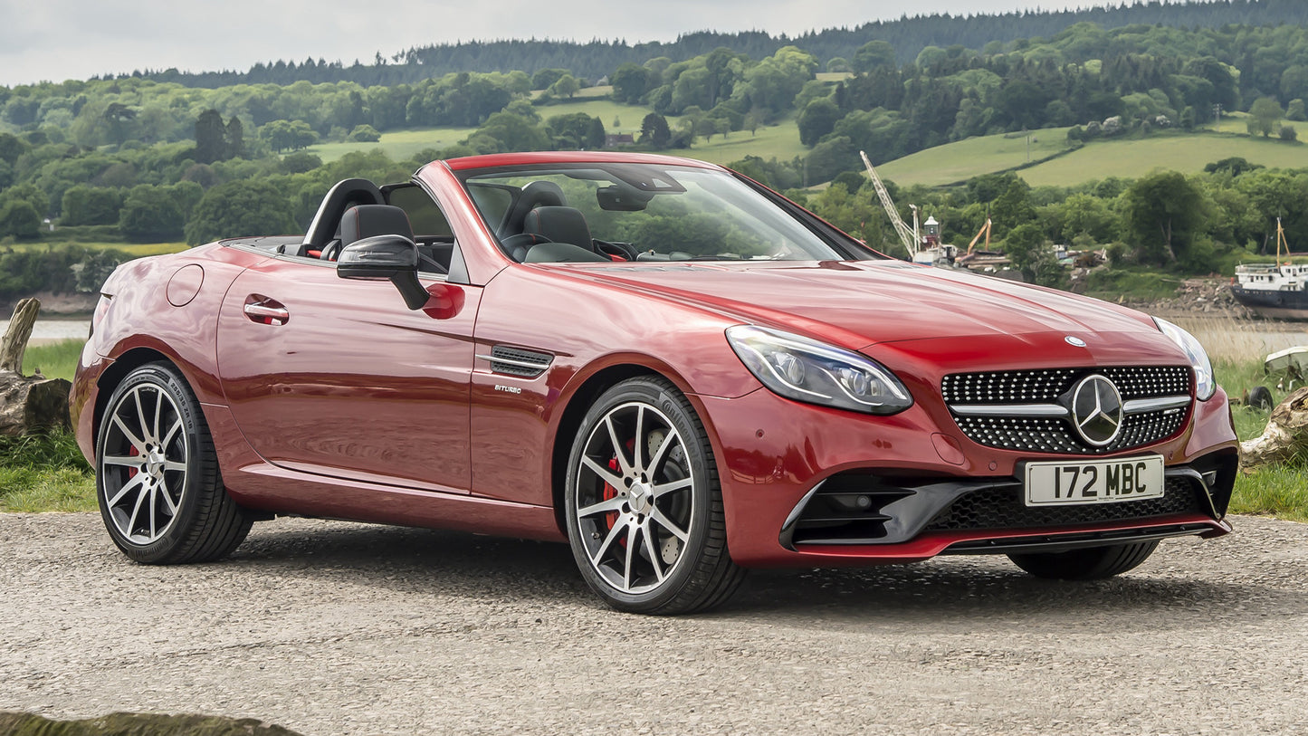 Mercedes Amg Slc Uk Hd Art Keychain