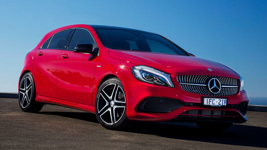 Mercedes Benz A Class Sport Au Hd Art Print Poster
