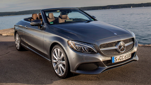 Mercedes Benz C Class Cabriolet Hd Art Print Poster