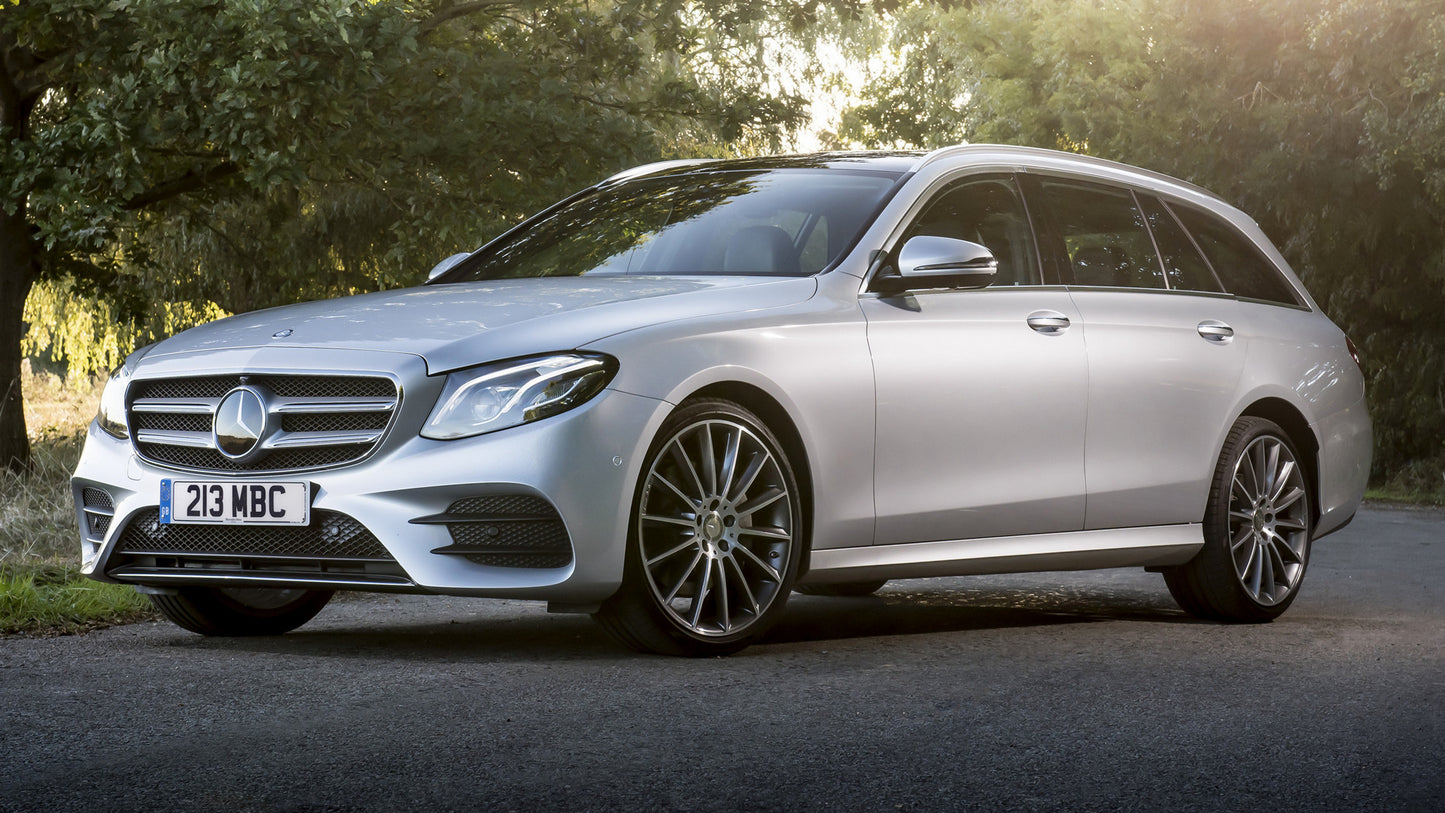 Mercedes Benz E Class Estate Amg Line Uk Hd Art Print Poster