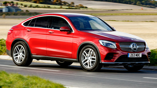 Mercedes Benz Glc Class Coupe Amg Line Uk Hd Art Print Poster