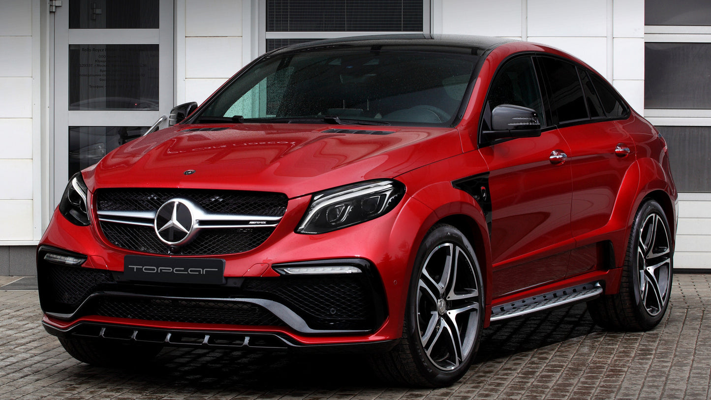 Mercedes Benz Gle Class Coupe Inferno By Topcar Hd Art Print Poster