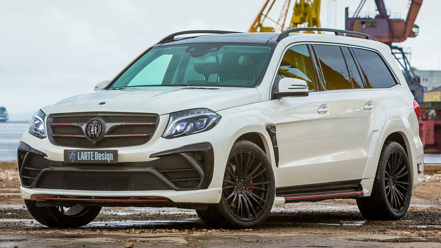 Mercedes Benz Gls Black Crystal By Larte Design Hd Art Print Poster