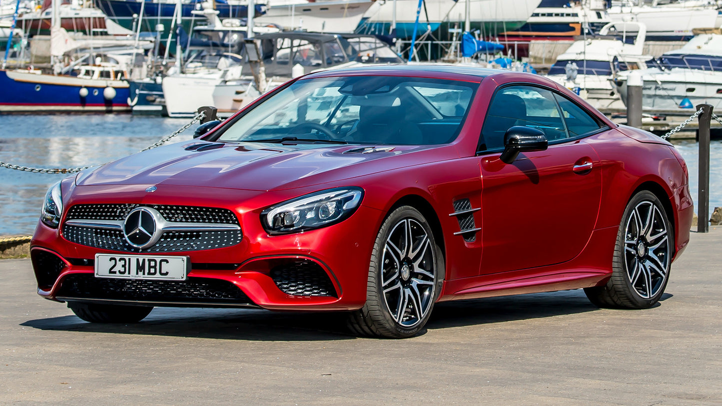 Mercedes Benz Sl Class Uk Hd Art Print Poster