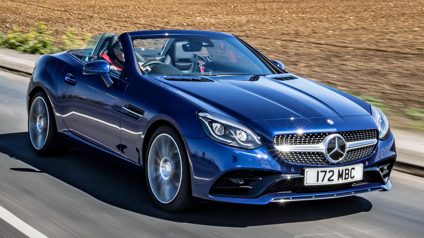 Mercedes Benz Slc Class Amg Line Uk Hd Art Print Poster