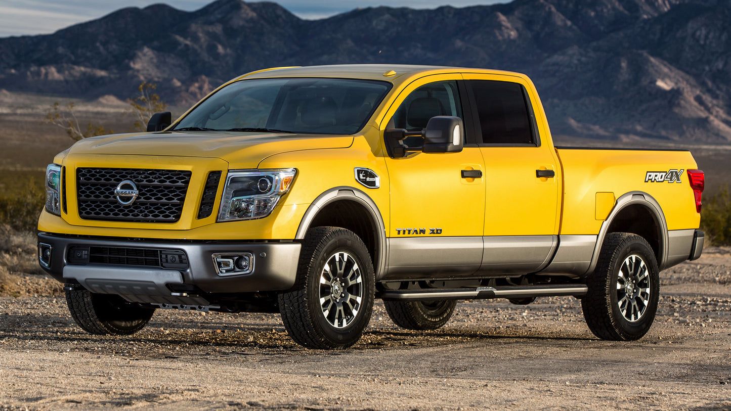Nissan Titan Xd Pro 4X Crew Cab Hd Art Keychain