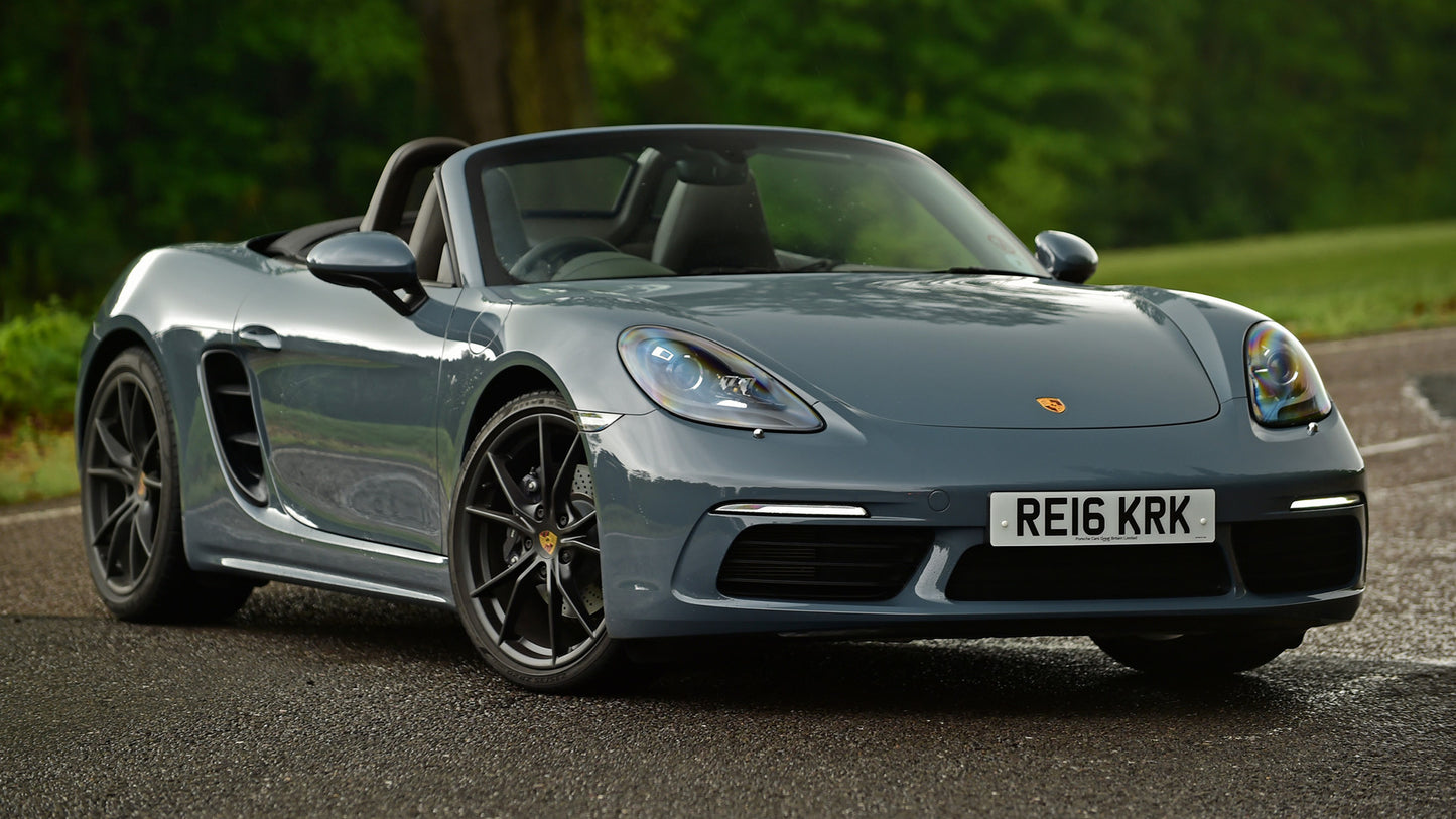 Porsche Boxster Uk Hd Art Keychain