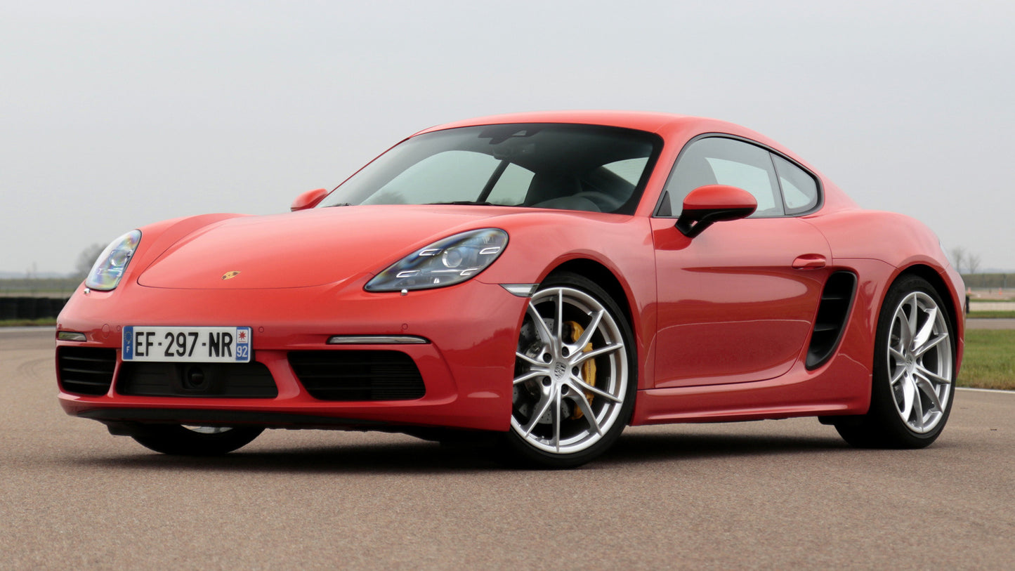 Porsche Cayman S Hd Art Keychain