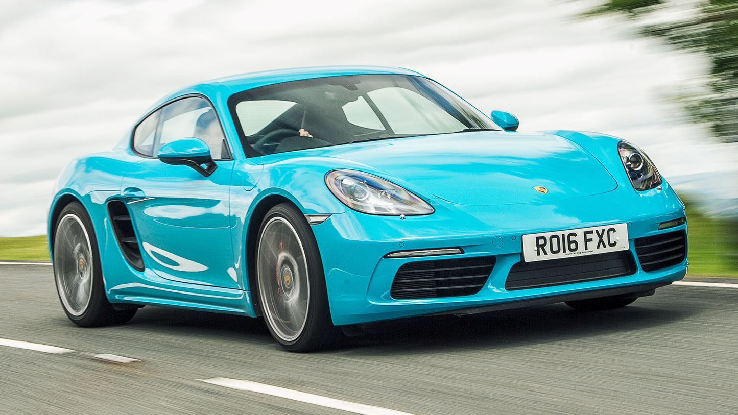 Porsche Cayman S Uk Hd Art Keychain