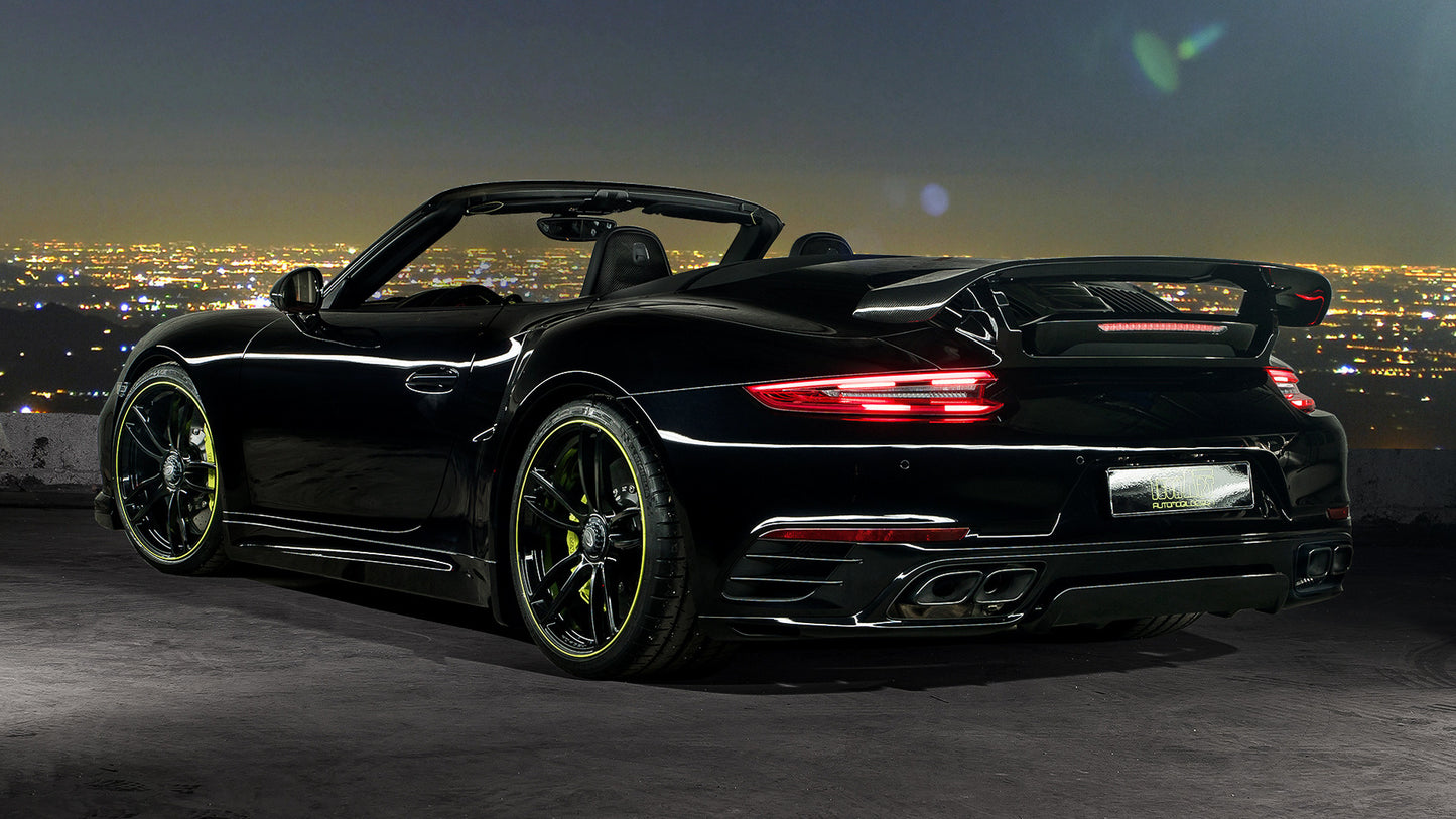 Porsche Turbo S Cabriolet By Techart Hd (1) Art Keychain