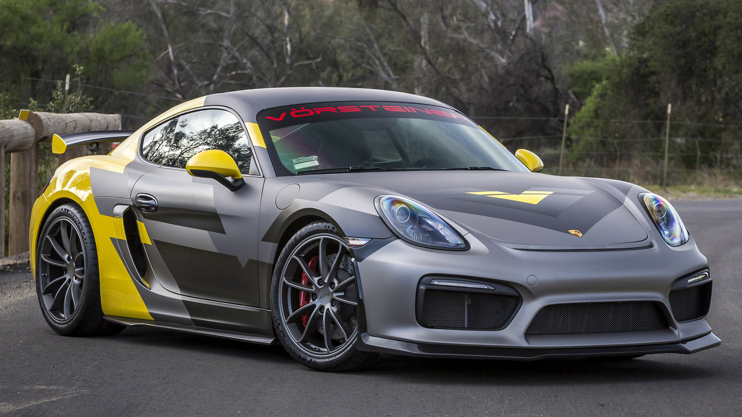Porsche Cayman Gt4 V Cs Aero By Vorsteiner Hd Art Keychain