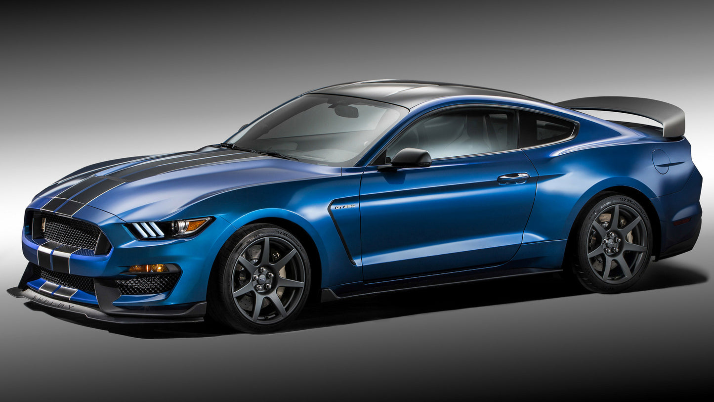Shelby Gt350R Mustang Hd Art Keychain