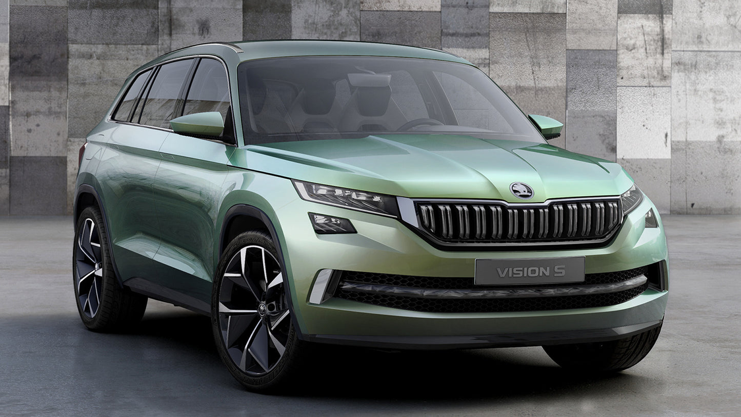 Skoda Visions Concept Hd Art Keychain