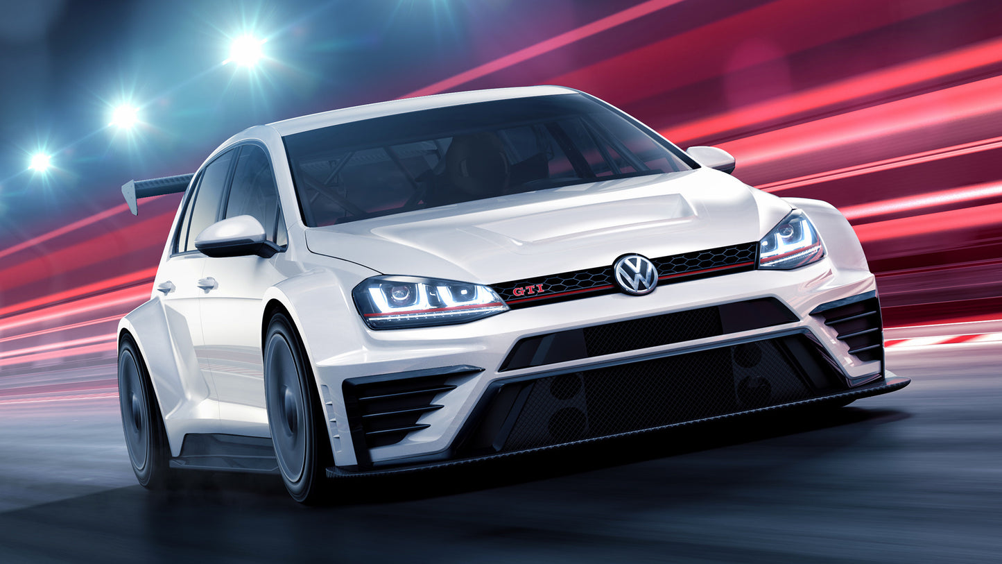 Volkswagen Golf Gti Tcr Hd Art Print Poster