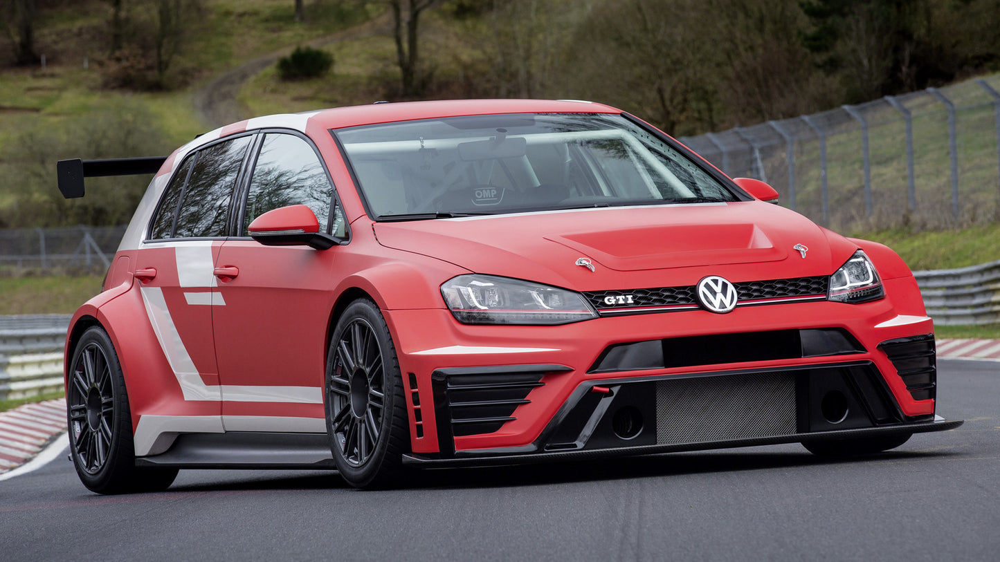 Volkswagen Golf Gti Tcr Hd Art Keychain