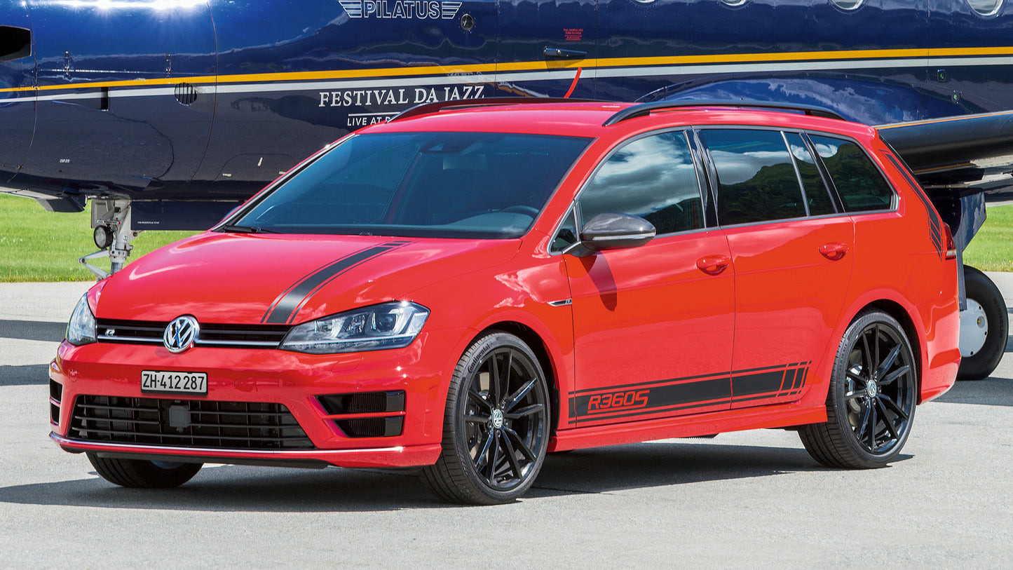 Volkswagen Golf R360S Variant Hd Art Keychain