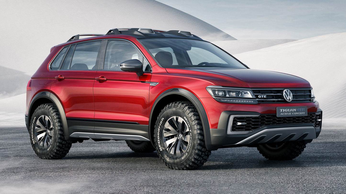 Volkswagen Tiguan Gte Active Concept Hd Art Keychain