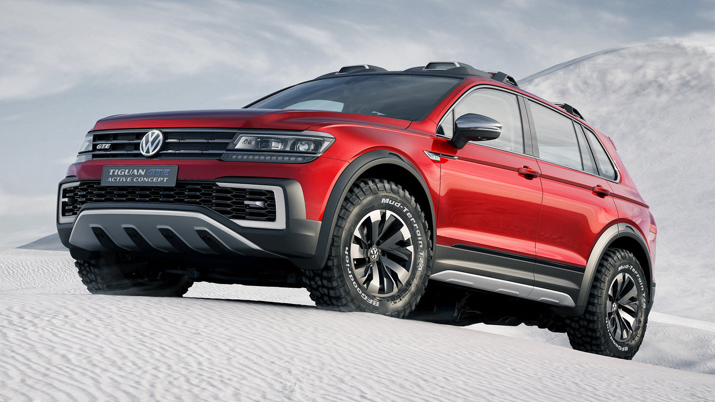 Volkswagen Tiguan Gte Active Concept Hd Art Keychain