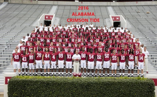 2016 Alabama Crimson Tide Team Photo Picture Ncaa Football