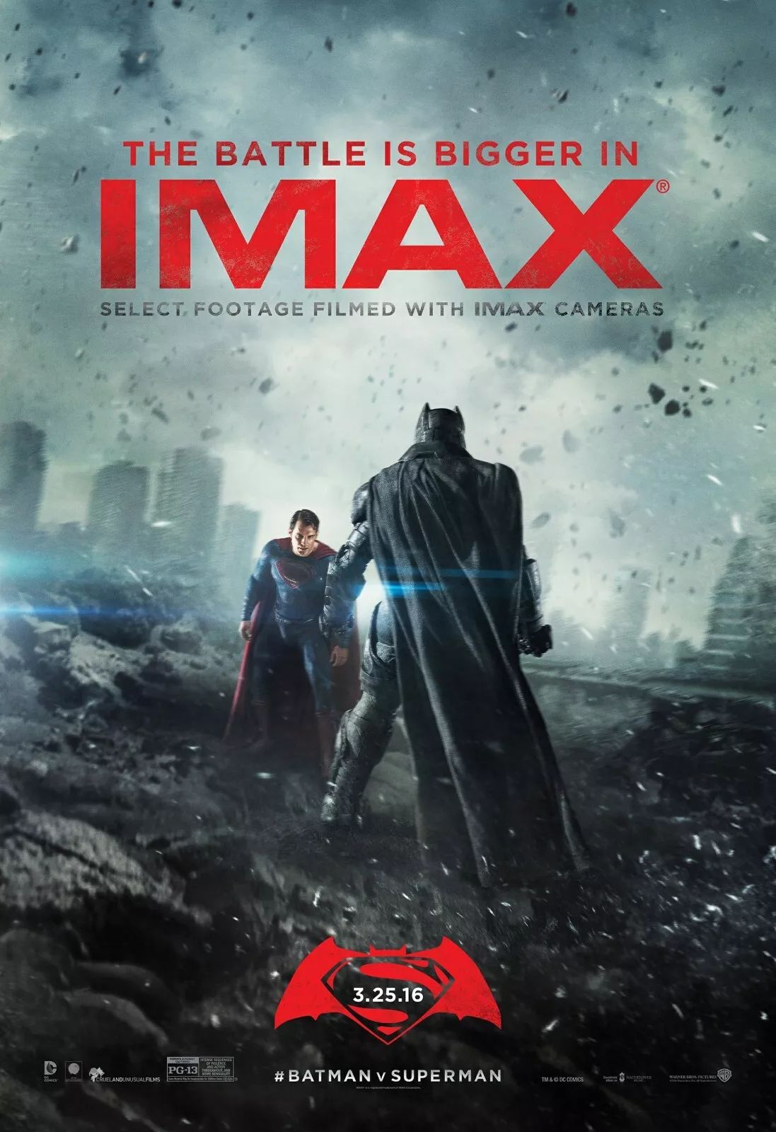 2016 Batman Vs Superman Movie Magnet Clark Kent Henry Cavill Ben Affleck 1