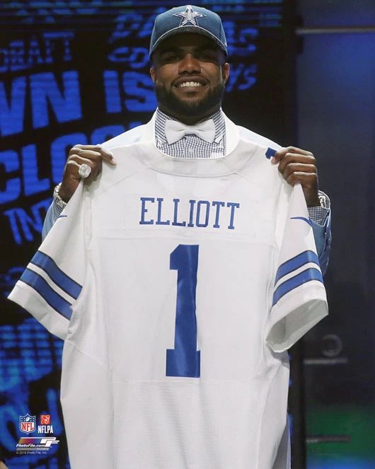 2016 Dallas Cowboys Ezekiel Elliott Glossy Magnet Nfl Draft Day Magnet