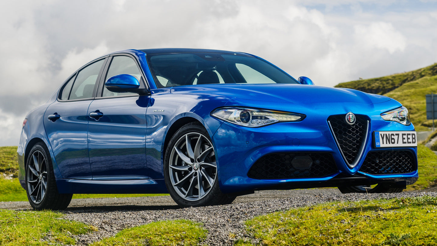 Alfa Romeo Giulia Veloce Uk Hd Art Keychain
