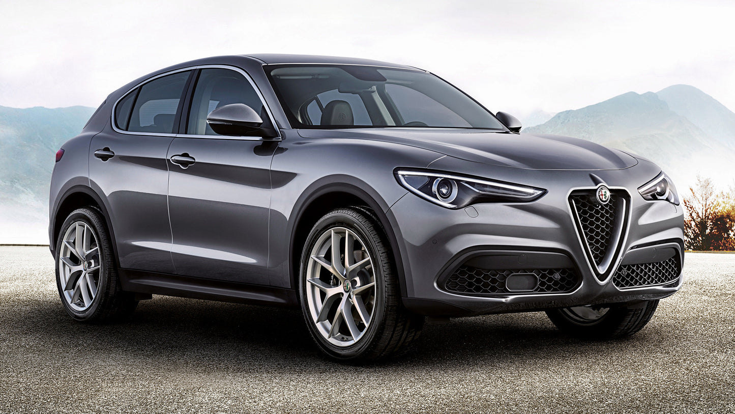 Alfa Romeo Stelvio Hd Art Keychain