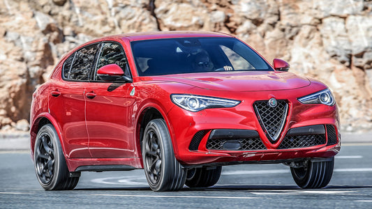 Alfa Romeo Stelvio Quadrifoglio Hd Art Keychain