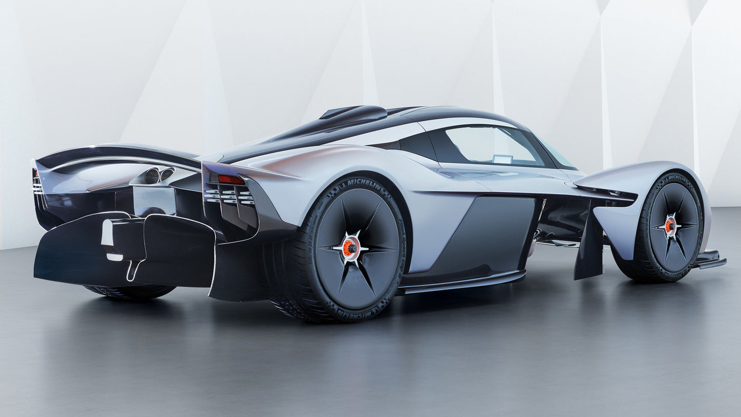 Aston Martin Valkyrie Prototype Hd Art Keychain