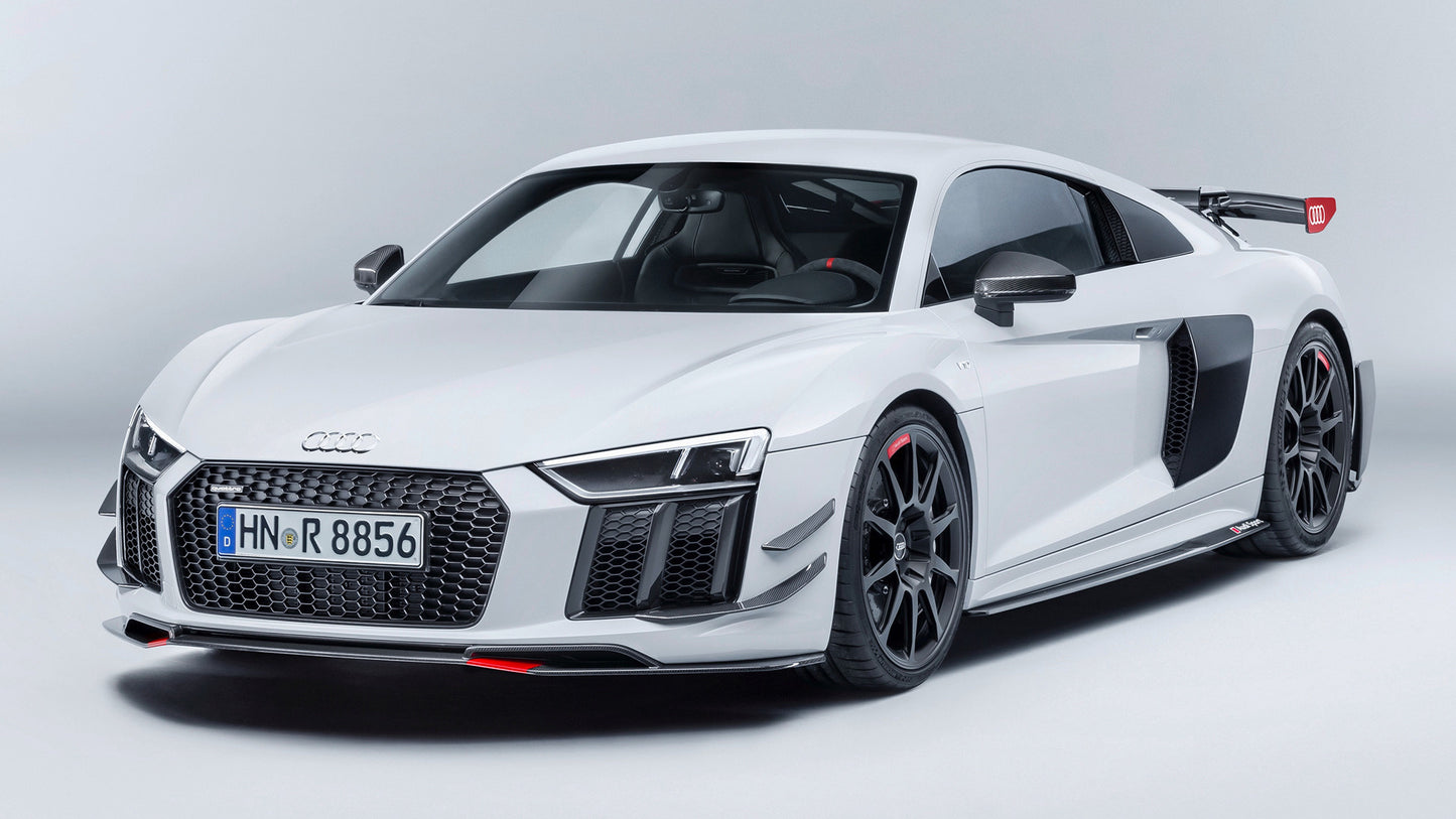 Audi R8 Coupe With Performance Parts Hd Art Keychain