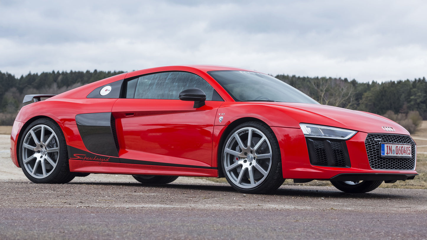 Audi R8 V10 Coupe Supercharged By Mtm Hd Art Keychain