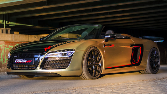 Audi R8 V10 Power Spyder By Fostla And Pp Performance Hd Art Keychain