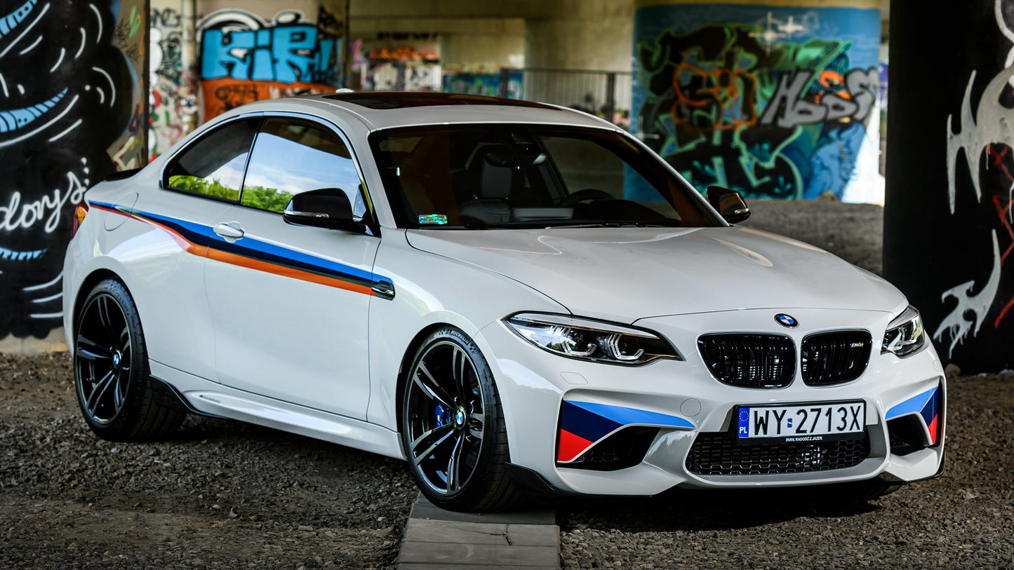 Bmw M2 Coupe With M Performance Parts Hd Art Keychain