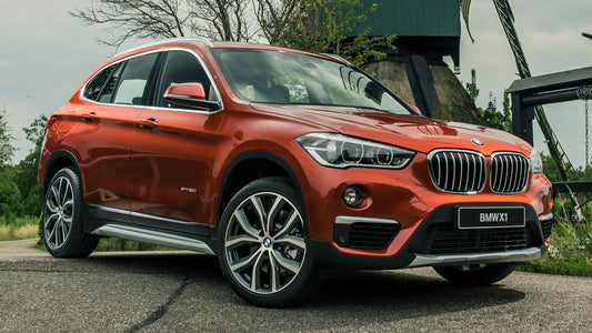 Bmw X1 Orange Edition Hd Art Keychain
